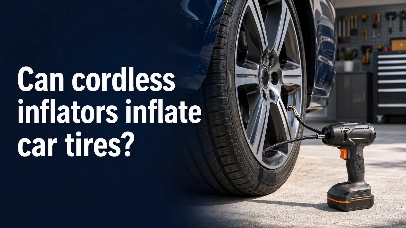 Can cordless inflators inflate car tires