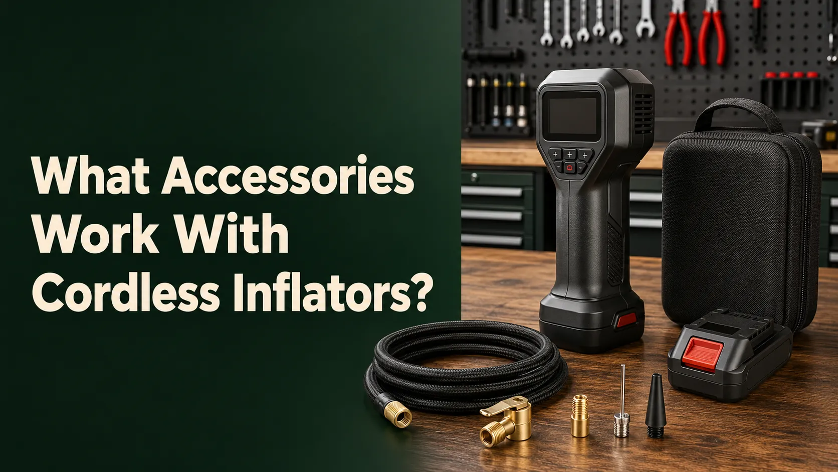 Essential accessories for cordless inflators