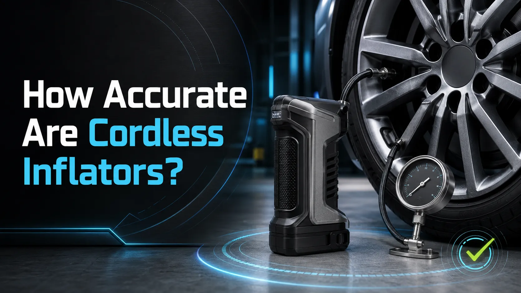 How accurate are cordless inflators