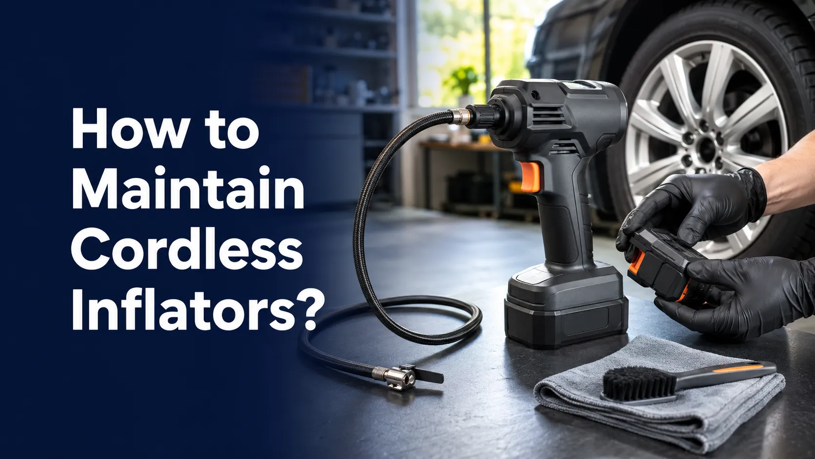 How to Maintain Cordless Inflators