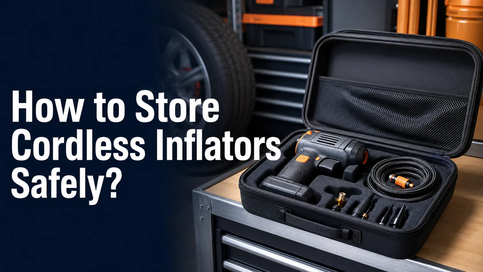 How to Store Cordless Inflators Safely