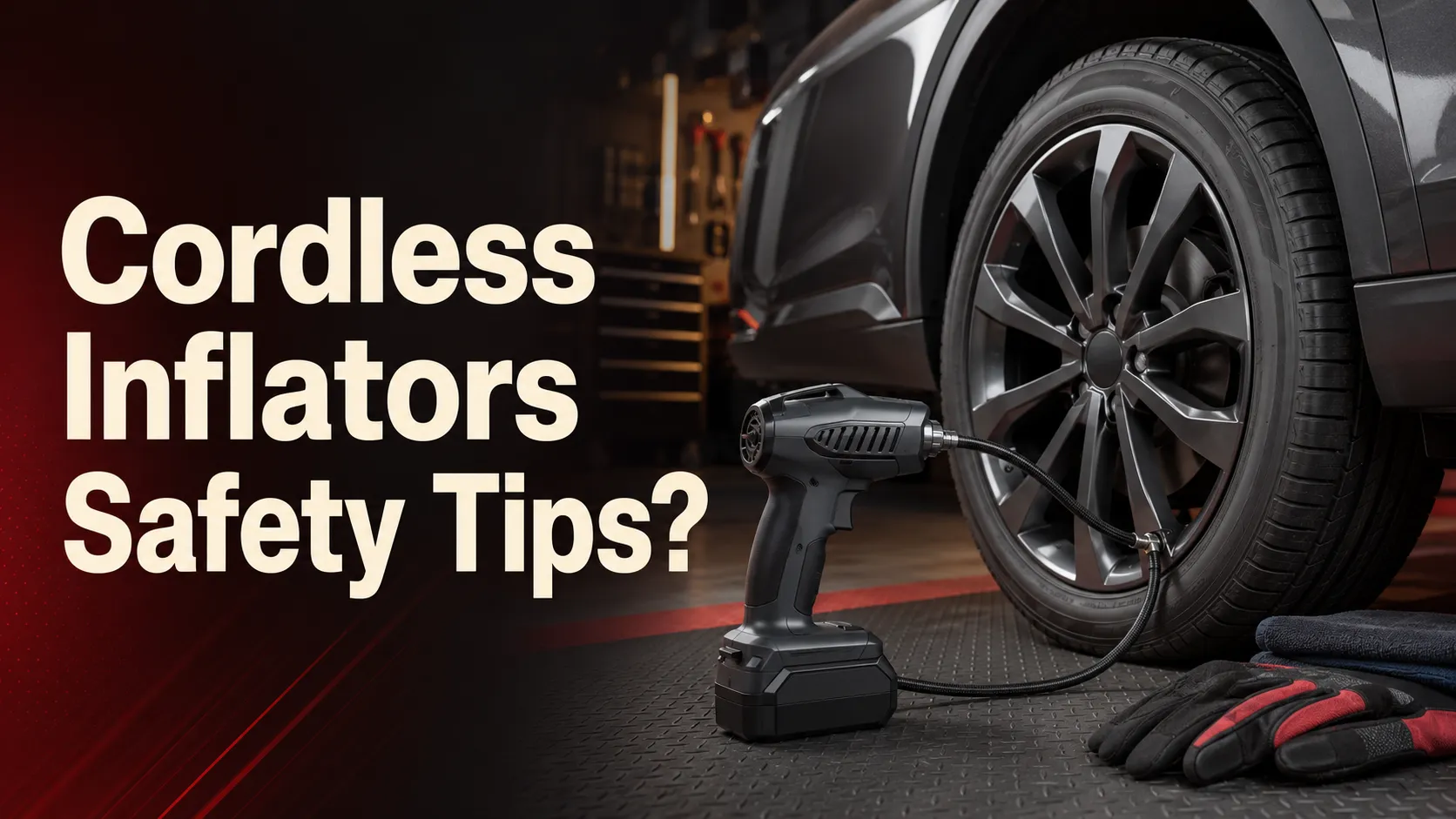 Cordless Inflators Safety Tips