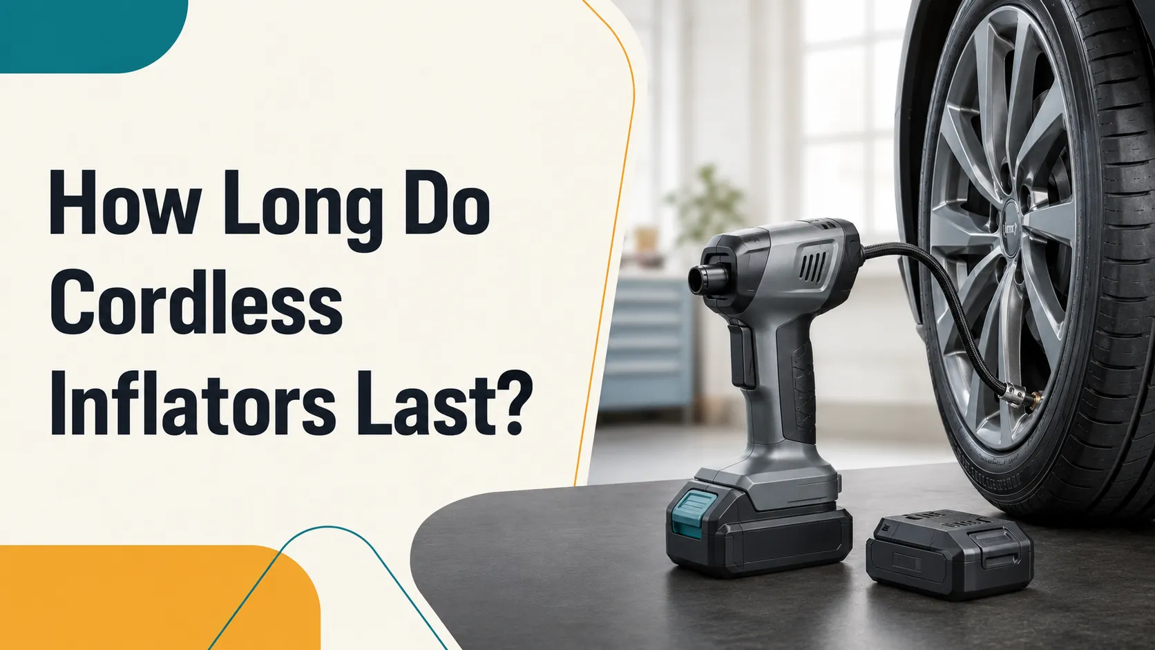 how long do cordless inflators last