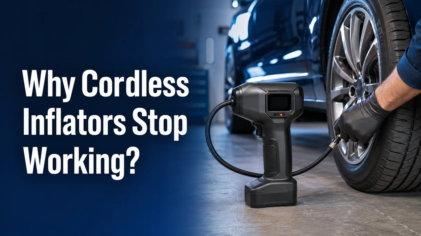why cordless inflators stop working