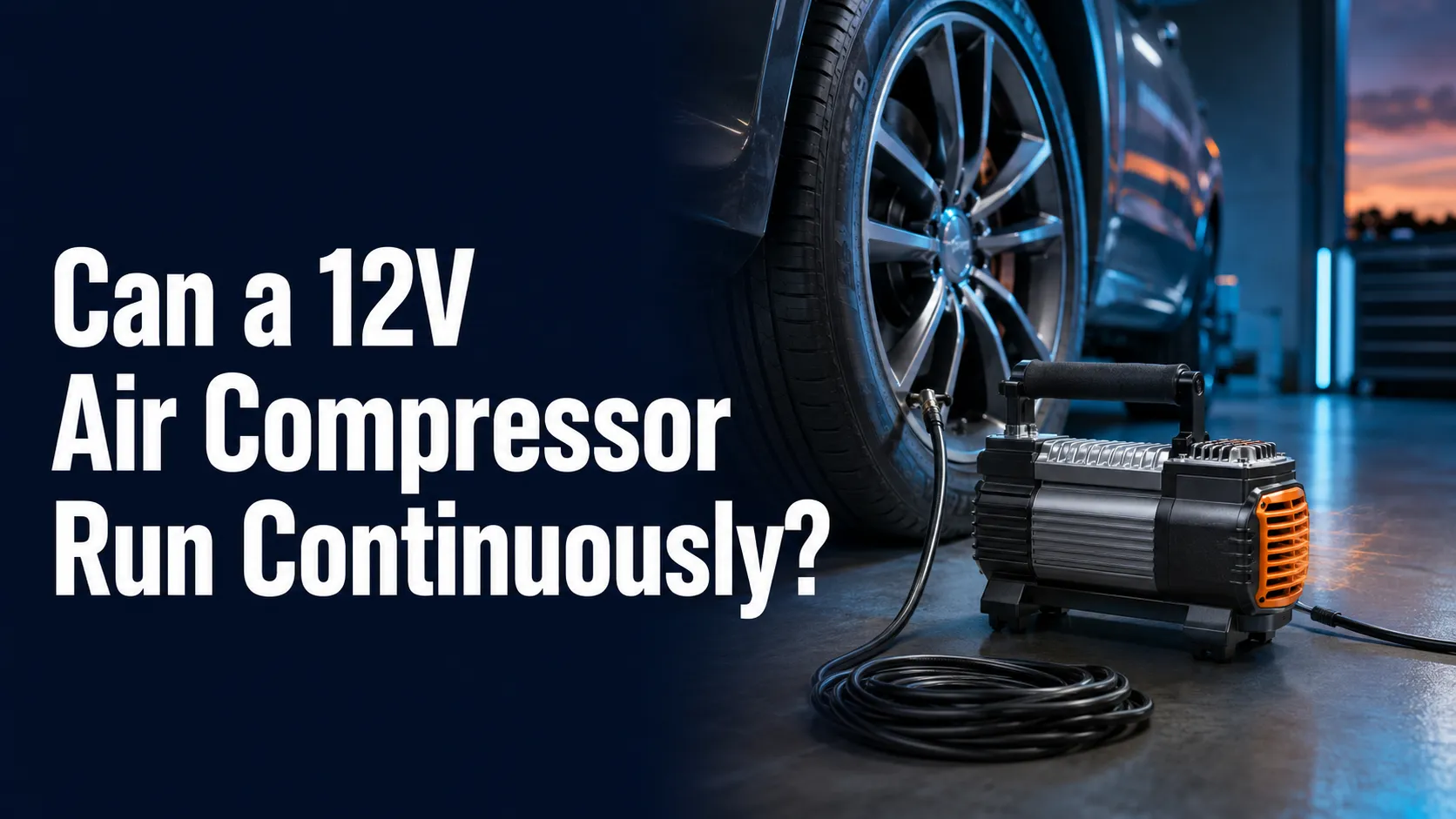12V Compressor Runtime Under Pressure