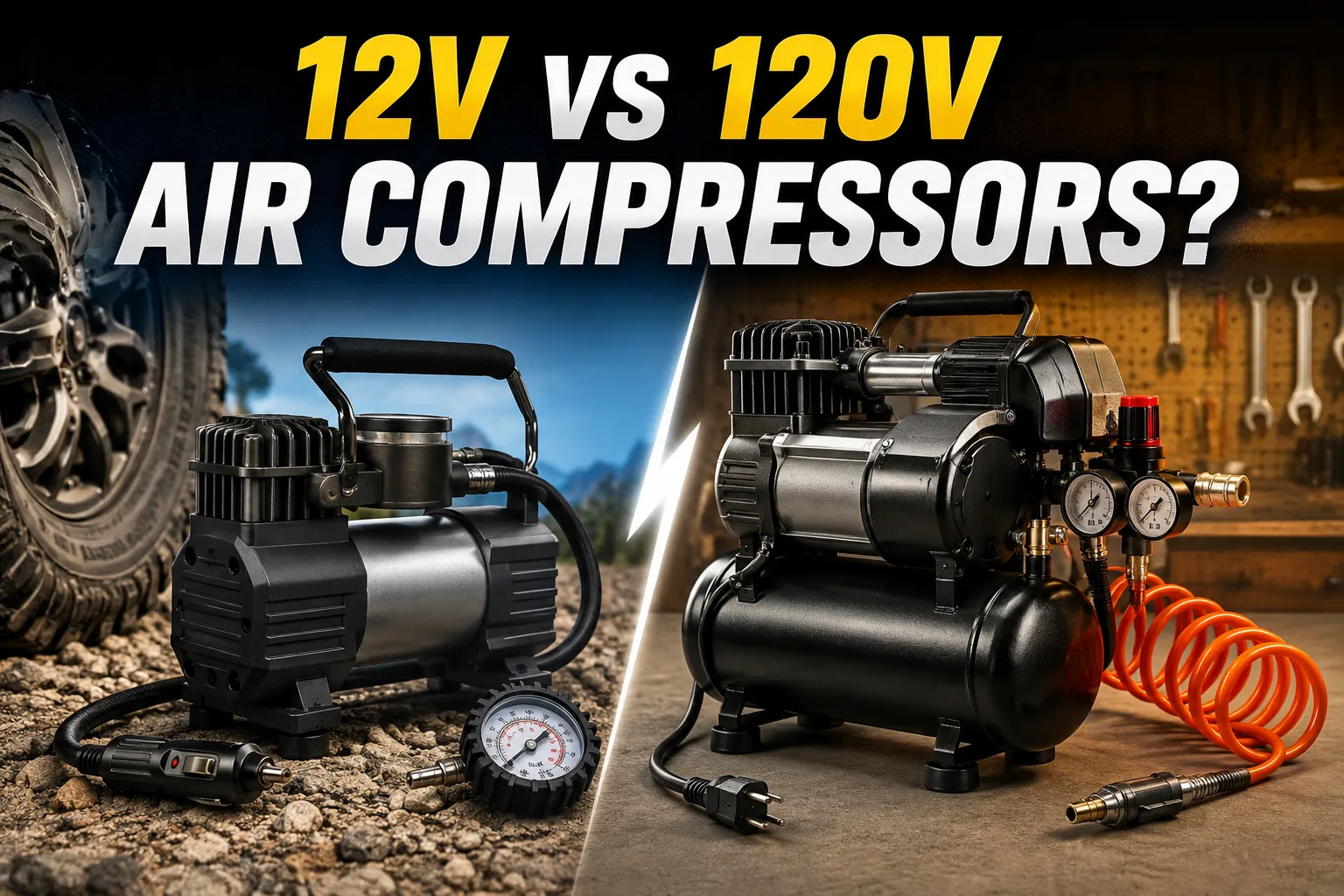 12V vs 120V Air Compressors