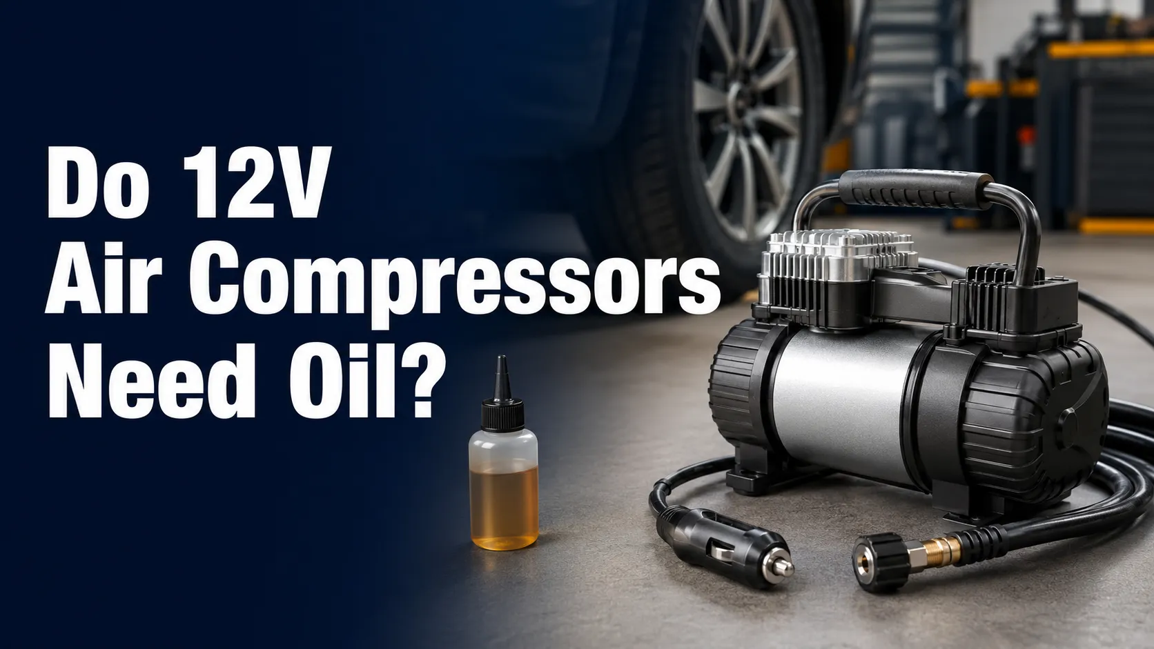 Do 12V air compressors need oil
