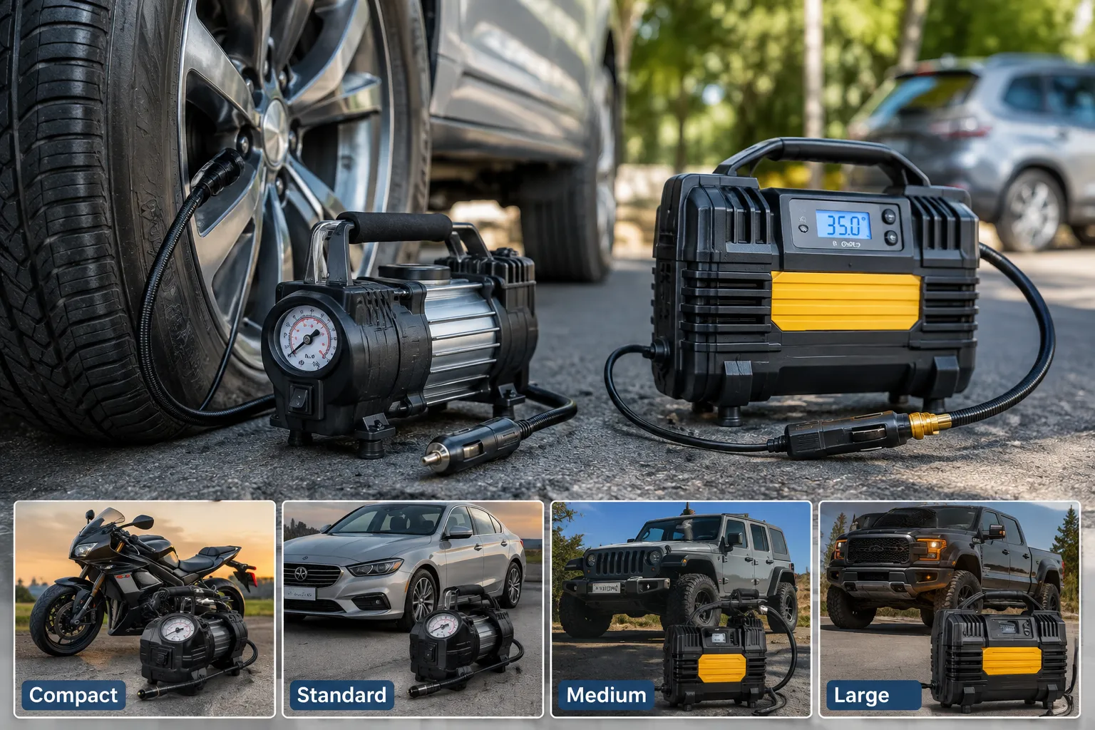 What 12V Air Compressor Size Fits Your Vehicle?
