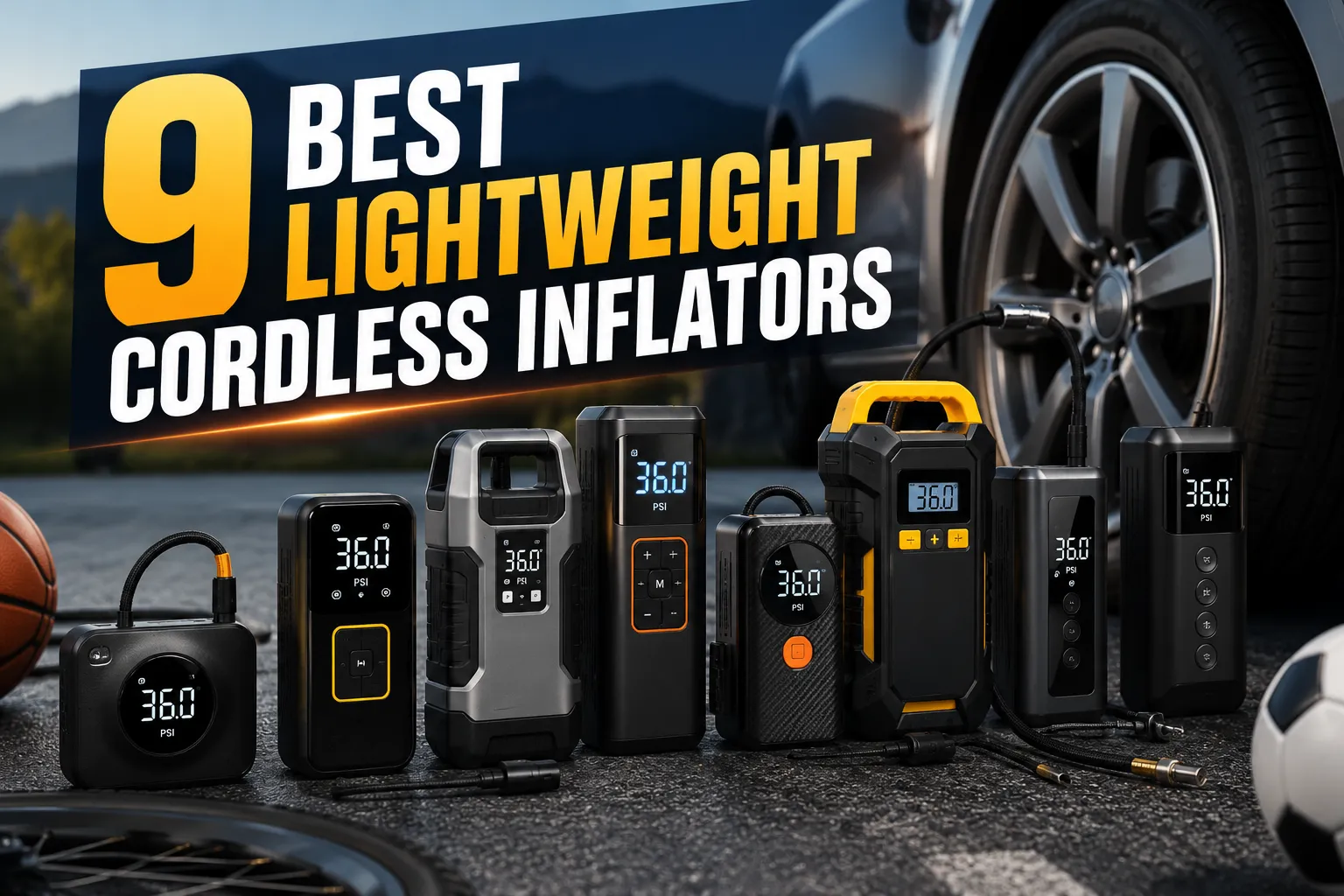 best lightweight cordless inflators