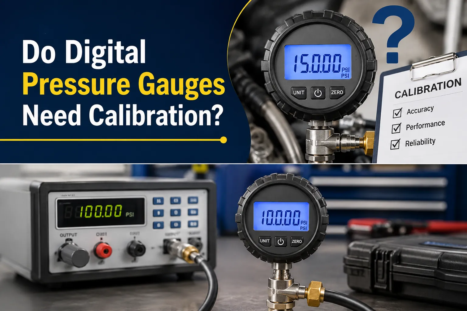 Digital Pressure Gauge Calibration Guide