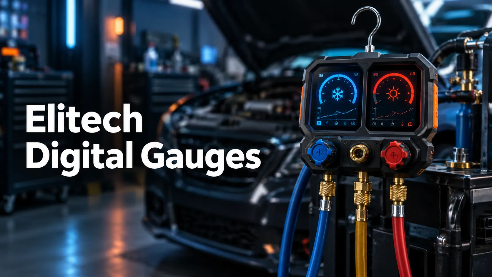 Professional Digital Gauges for Auto AC Service